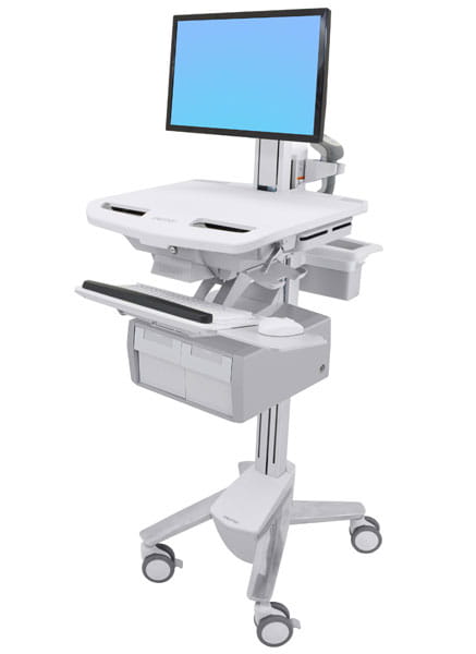 Ergotron Wagen - offene Architektur - für LCD-Display / PC-Ausrüstung - verriegelbar - medizinisch - Aluminium, verzinker Stahl, hochwertiger Kunststoff - Bildschirmgröße: bis zu 61 cm (bis zu 24 Zoll) Ergotron Wagen - offene Architektur - für LCD-Display / PC-Ausrüstung - verriegelbar - medizinisch - Aluminium, verzinker Stahl, hochwertiger Kunststoff - Bildschirmgröße: bis zu 61 cm (bis zu 24 Zoll)