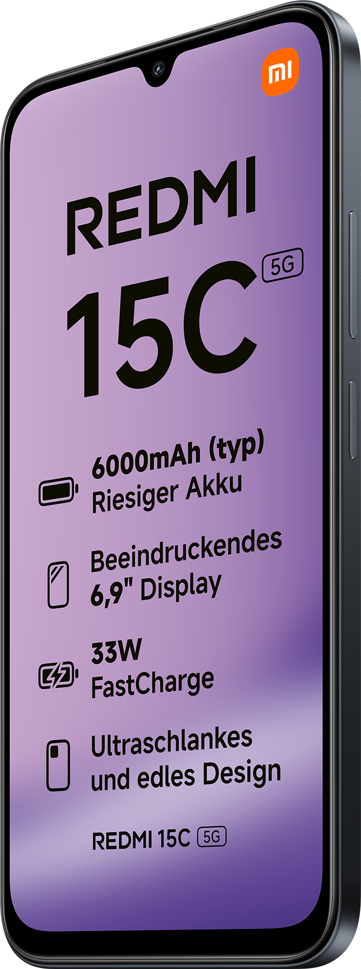 Xiaomi Redmi 15C, 17,5 cm (6.9"), 1600 x 720 Pixel, 4 GB, 128 GB, 50 MP, Schwarz Xiaomi Redmi 15C, 17,5 cm (6.9"), 1600 x 720 Pixel, 4 GB, 128 GB, 50 MP, Schwarz