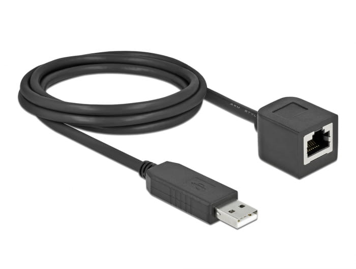 Delock Serieller Adapter - USB (M) zu RJ-45 (W)