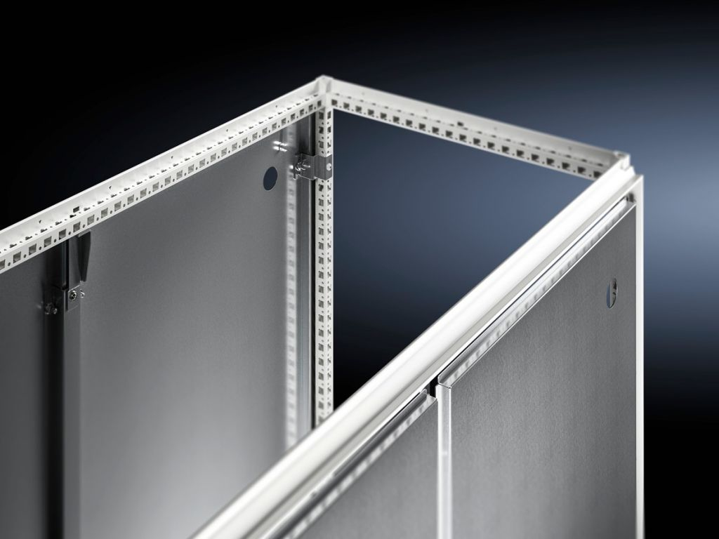 Rittal 5301.284, Grau, Galvanisiertes Stahl, VX IT, 1200 mm, 2000 mm, 1 Stück(e)