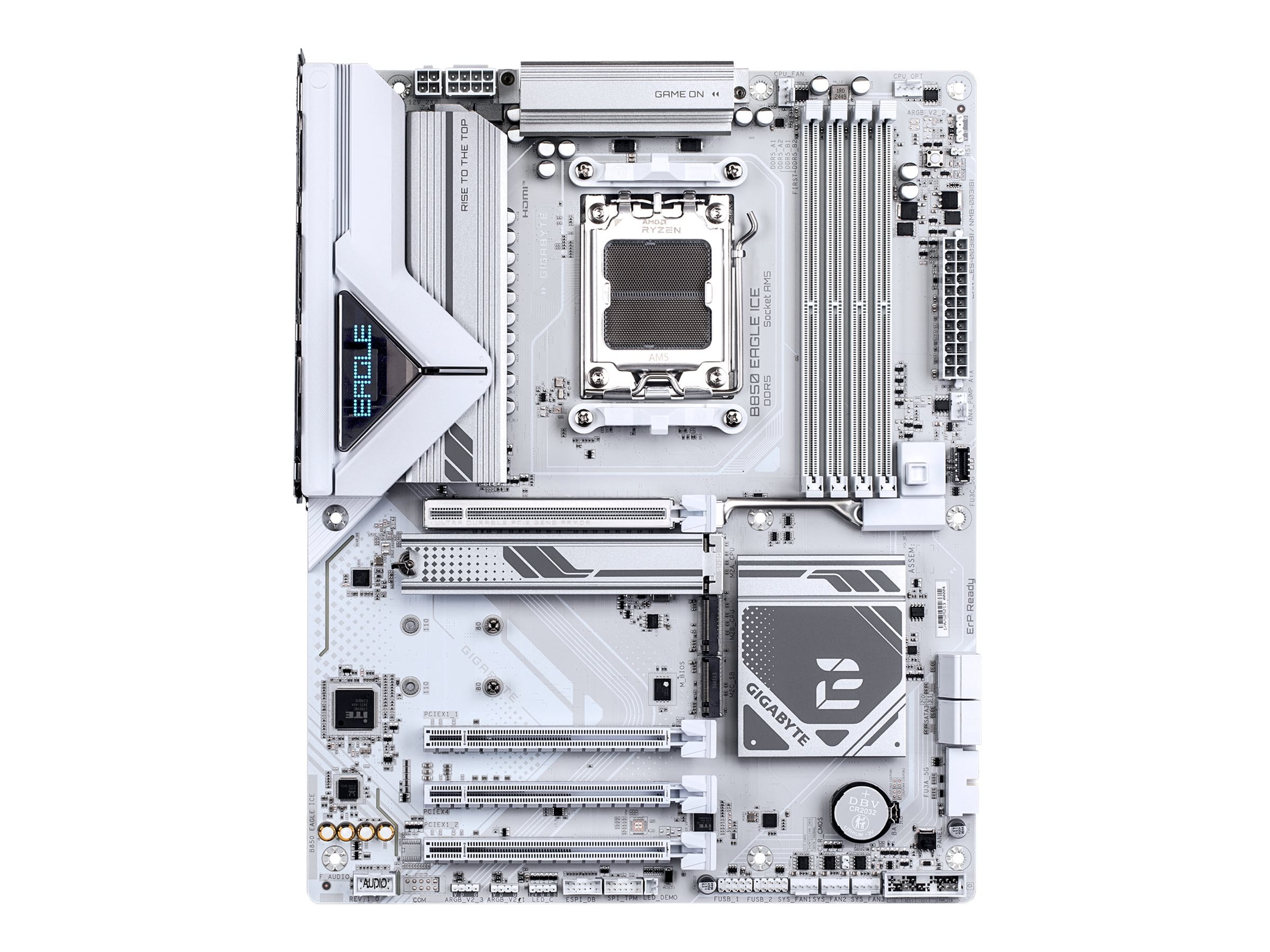 Gigabyte B850 EAGLE ICE - Motherboard - ATX - Socket AM5 - AMD B850 Chipsatz - USB-C 3.2 Gen 1, USB 3.2 Gen 2, USB 3.2 Gen 1 - Gigabit LAN - Onboard-Grafik (CPU erforderlich)