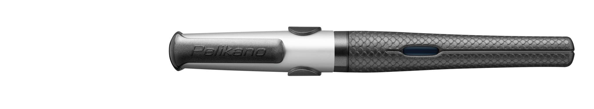 Pelikan Pelikano P481L, Schwarz, Kartuschenfüllsystem, Fettdruck, Linkshändig, Deutschland, Box