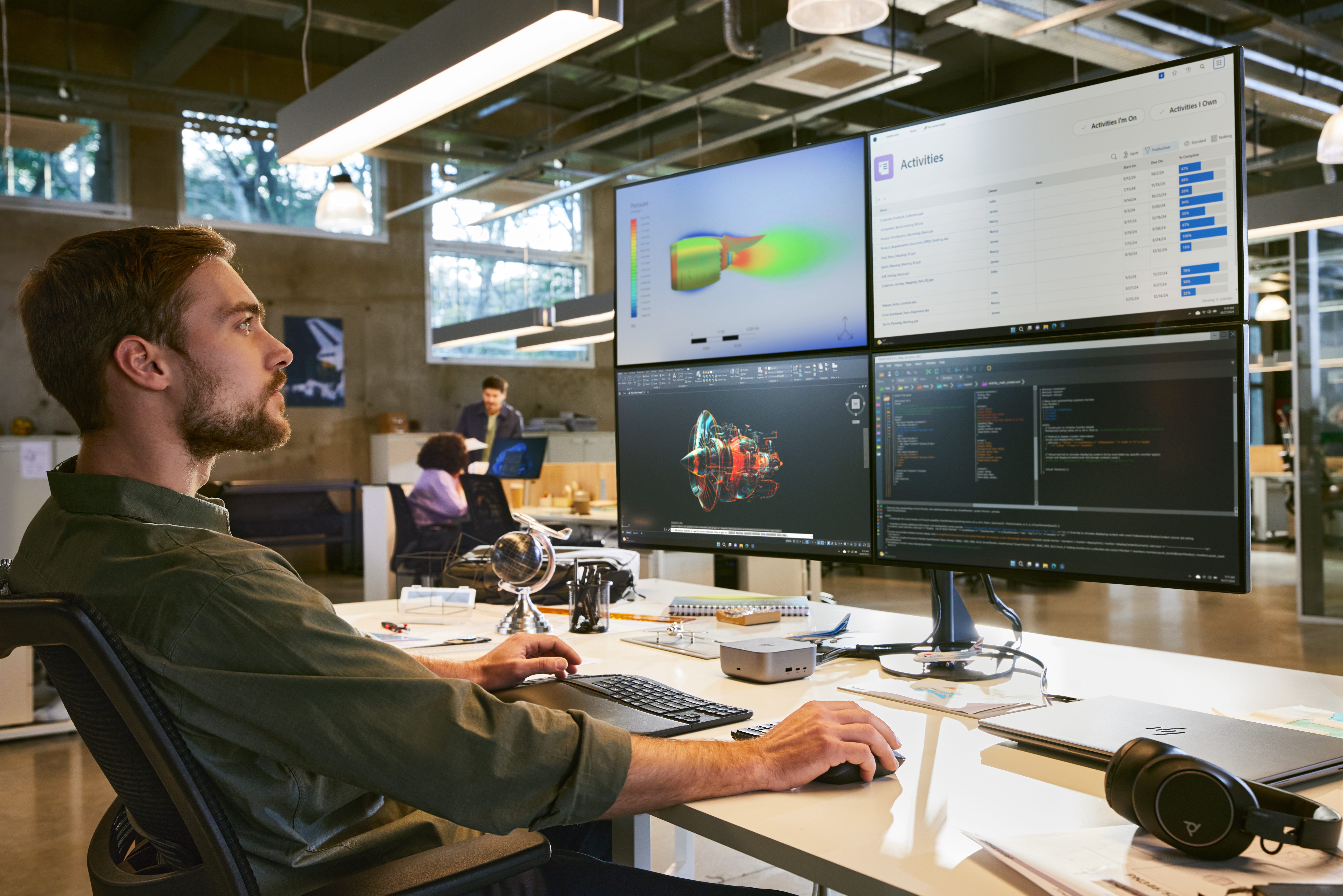 HP Business Slim v2 - Tastatur - USB - Deutsch