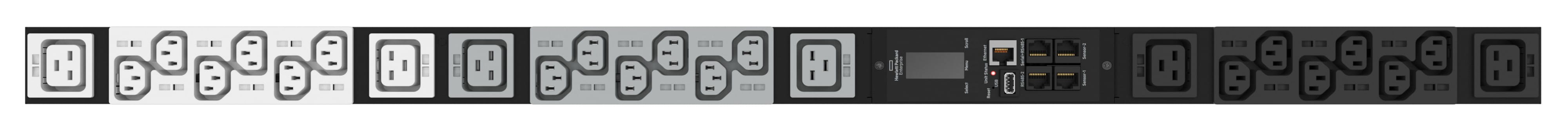 HPE G2 Metered Vertical Half-Height - Stromverteilungseinheit (Rack - einbaufähig)