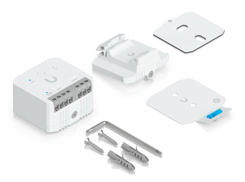 Ubiquiti USL-Relay, Schnittstellenrelais, Weiß, 2 Kanäle, 10 A, Status, 12 - 48 V