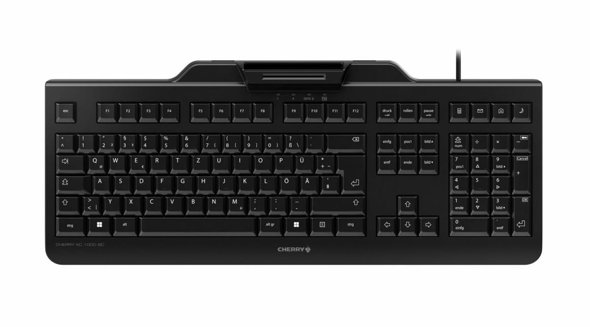 Cherry KC 1000 SC - Tastatur - USB - Tastenschalter: