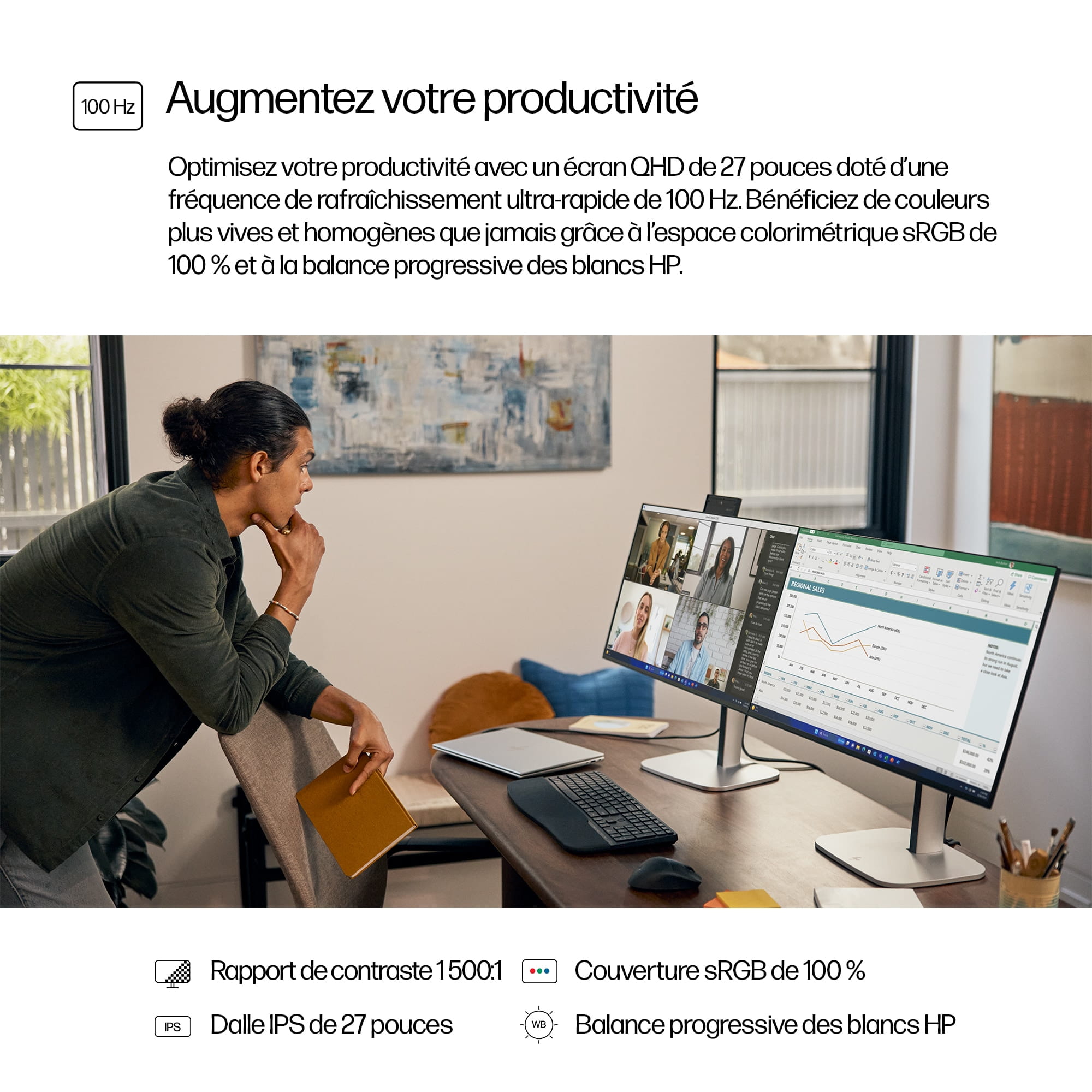 HP 527pq - Series 5 Pro - LED-Monitor - 68.6 cm (27")