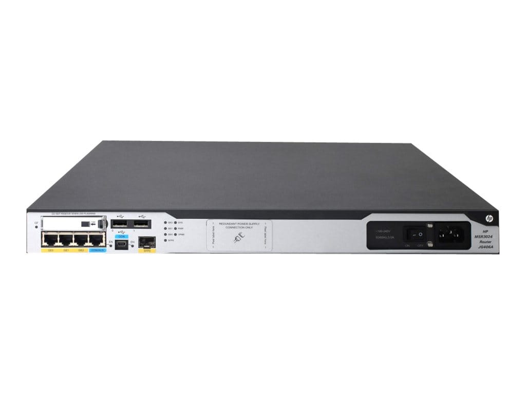 HPE MSR3024 - - Router - - 1GbE - an Rack montierbar