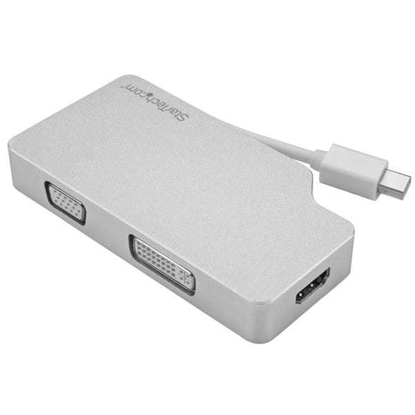 StarTech.com Aluminium Reise A/V Adapter 3-in-1 Mini DisplayPort auf VGA, DVI oder HDMI
