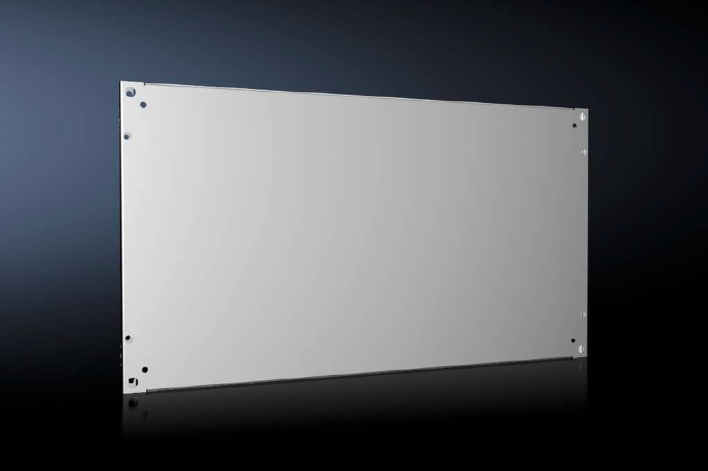 Rittal 8617.610, Montageplatte, Grau, Galvanisiertes Stahl, 900 mm, 500 mm, 2,5 mm