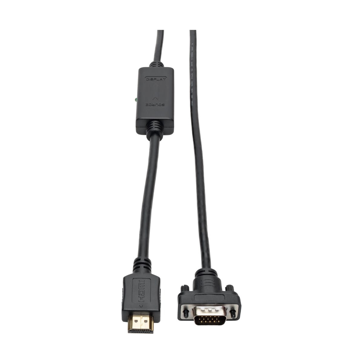 Tripp Eaton Tripp Lite Series HDMI to VGA Active Adapter Cable (HDMI to Low-Profile HD15 M/M)