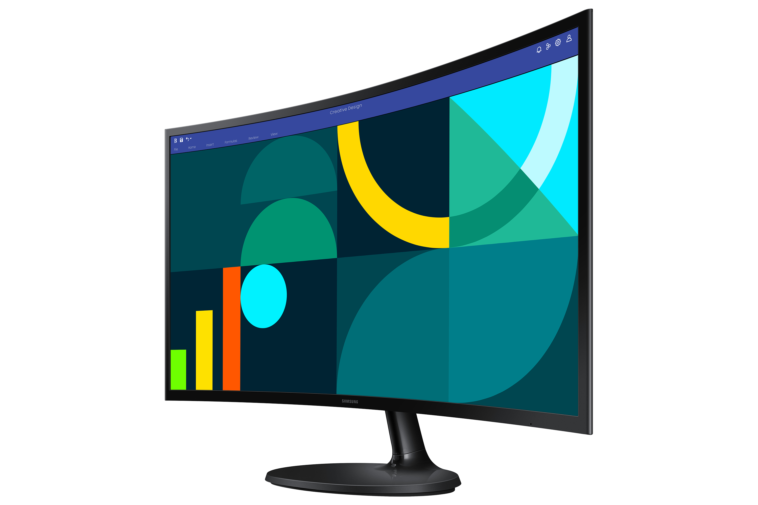 Samsung S27D364GAU - S36GD Series - LED-Monitor - gebogen - 68 cm (27")