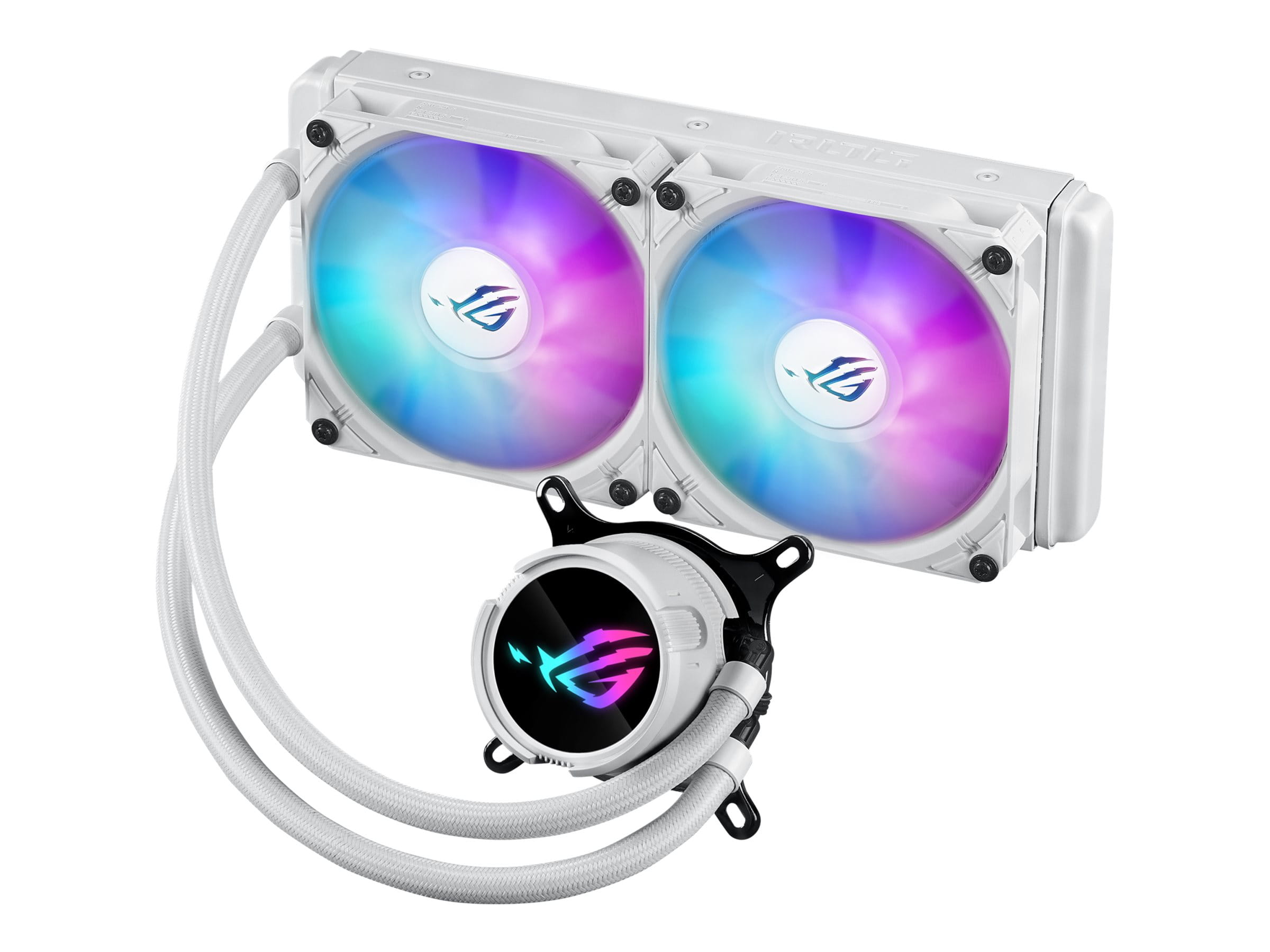 ASUS ROG STRIX LC III 240 ARGB - White Edition - Prozessor-Flüssigkeitskühlsystem - Kühlergröße: 240 mm - (für: LGA1700, LGA1200, LGA115x Socket, AM4, AM5)