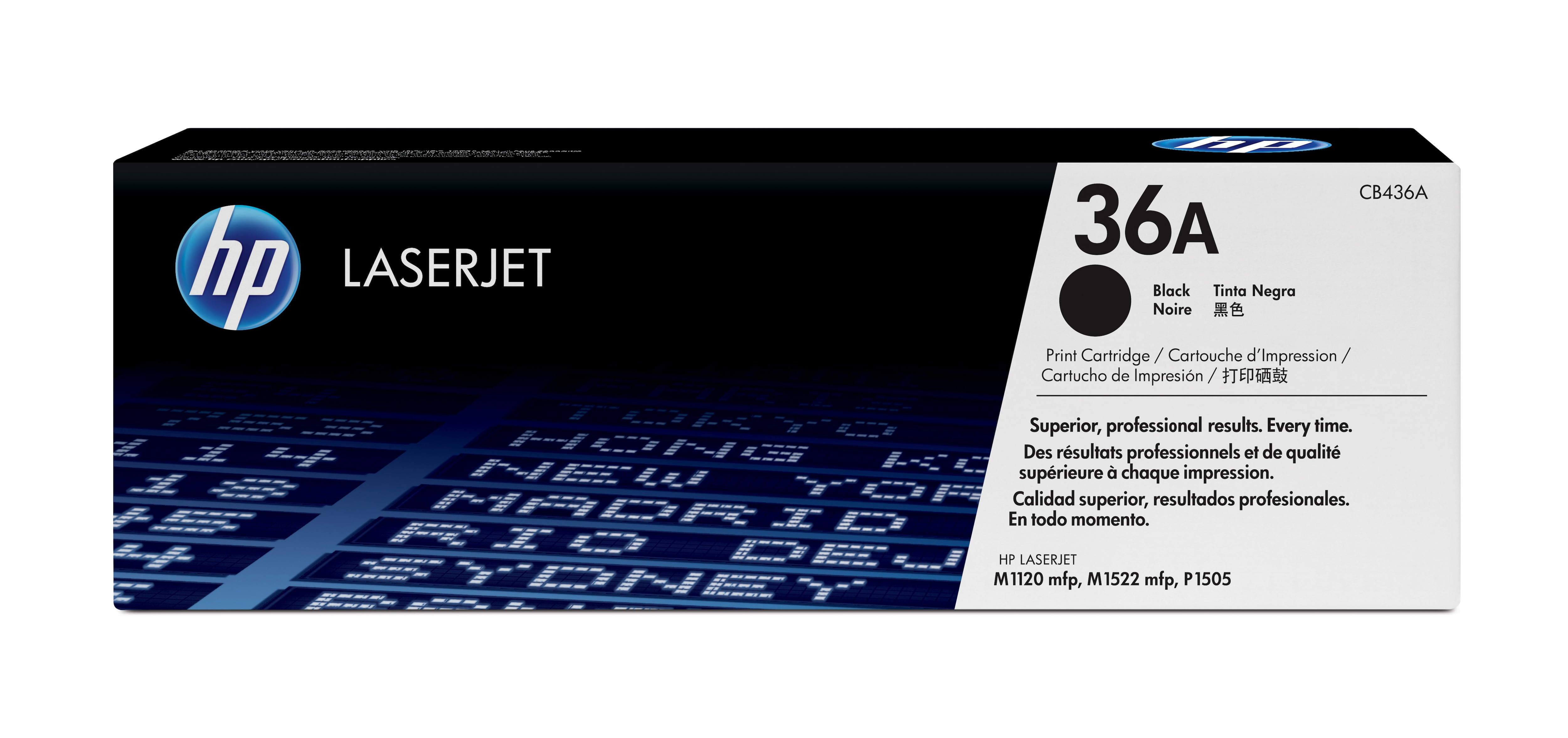 HP 36A - Schwarz - original - LaserJet - Tonerpatrone (CB436A)