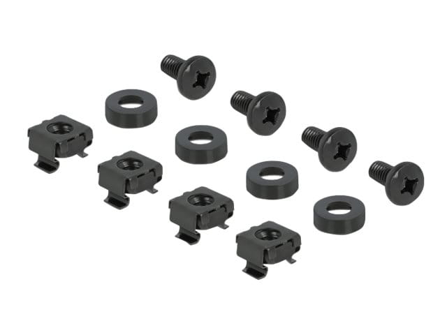 Delock Patchpanel (Blindblech) - Snap-In Montage - Rack montierbar - Schwarz - 1U - 25.4 cm (10")