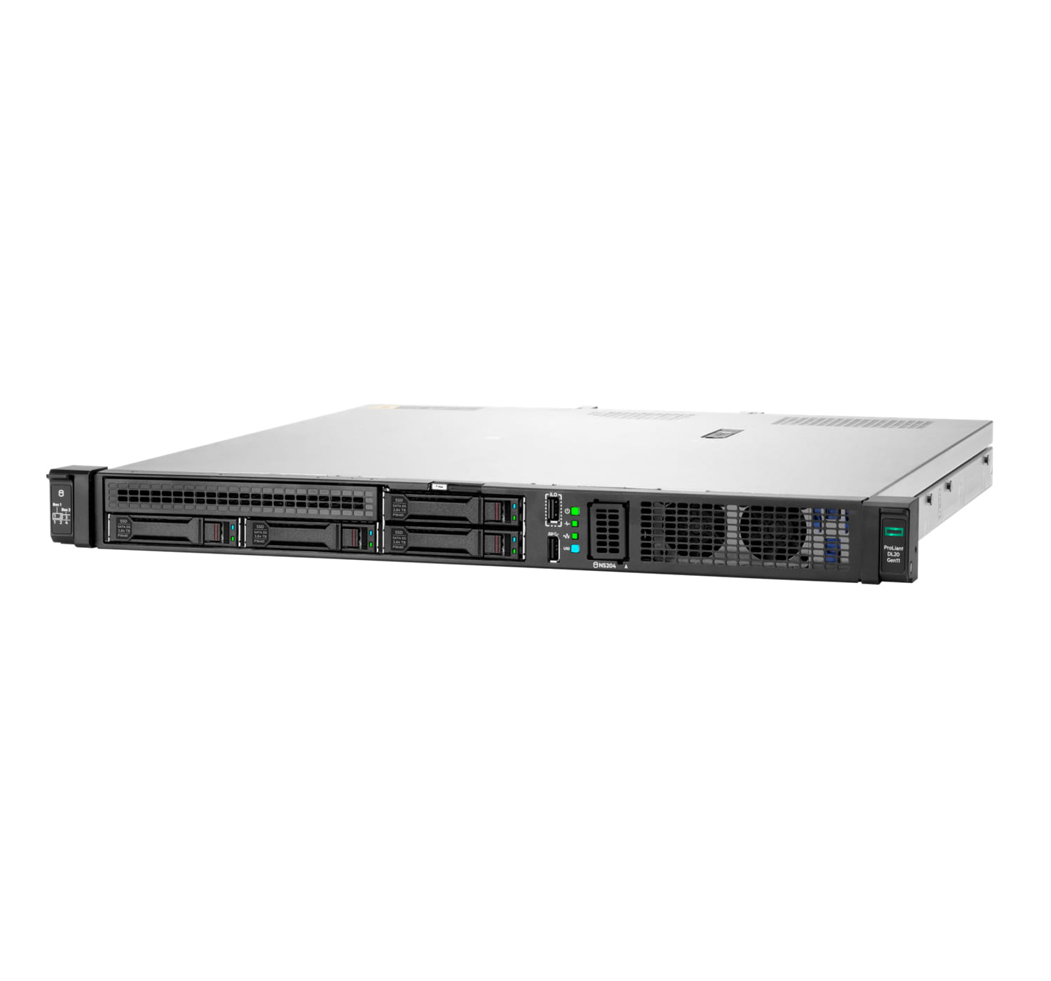 HPE ProLiant DL20 Gen11 Base - Server - Rack-Montage - 1U - 1-Weg - 1 x Xeon E-2434 / 3.4 GHz - RAM 16 GB - SATA - Hot-Swap 8.9 cm (3.5")