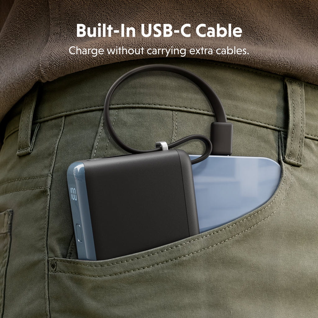 Targus HyperJuice Flex Mini - Powerbank - 10000 mAh - 30 watt - PD (USB-C)