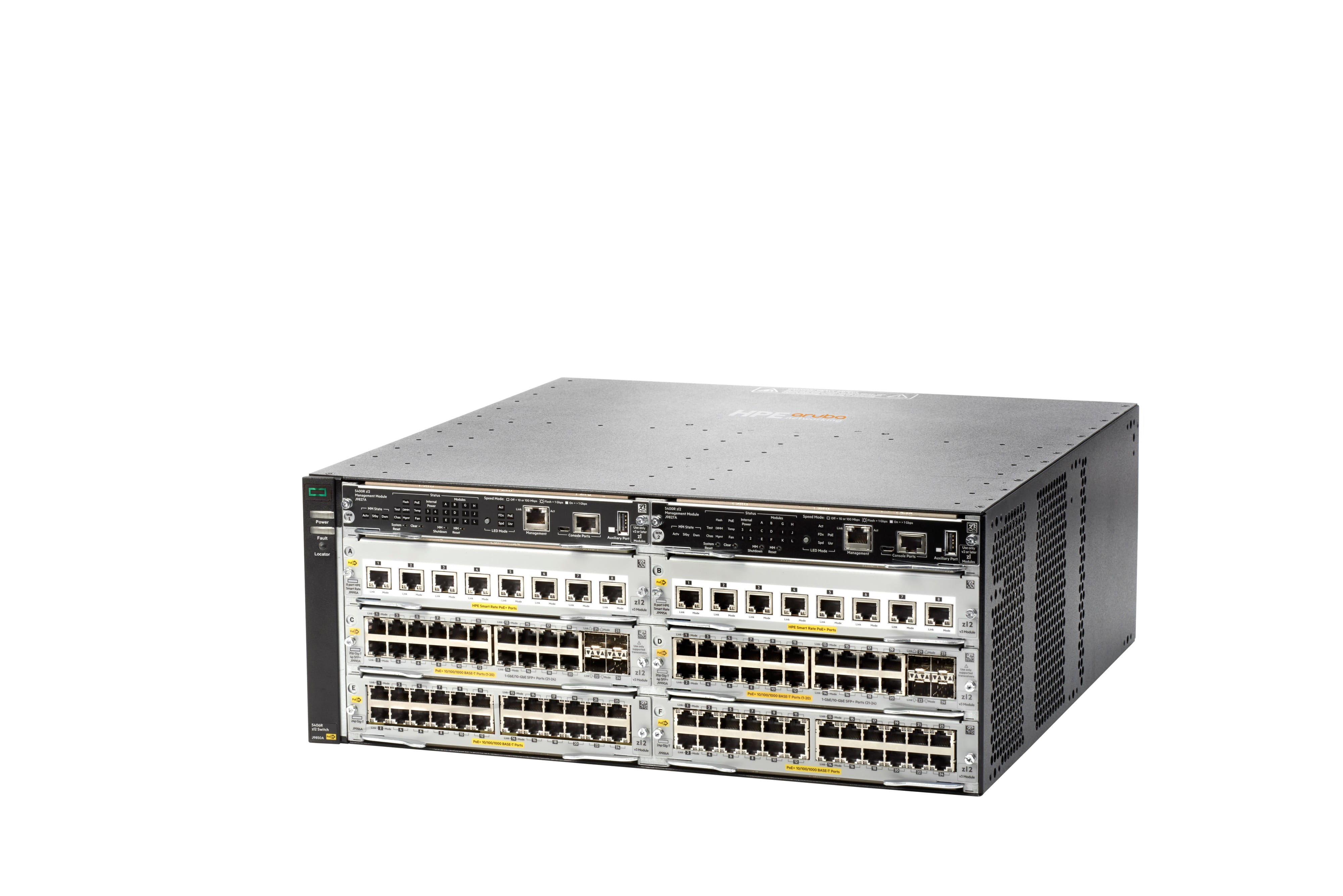 HPE Aruba Networking 5406R 16-port SFP+ (No PSU) v3 zl2