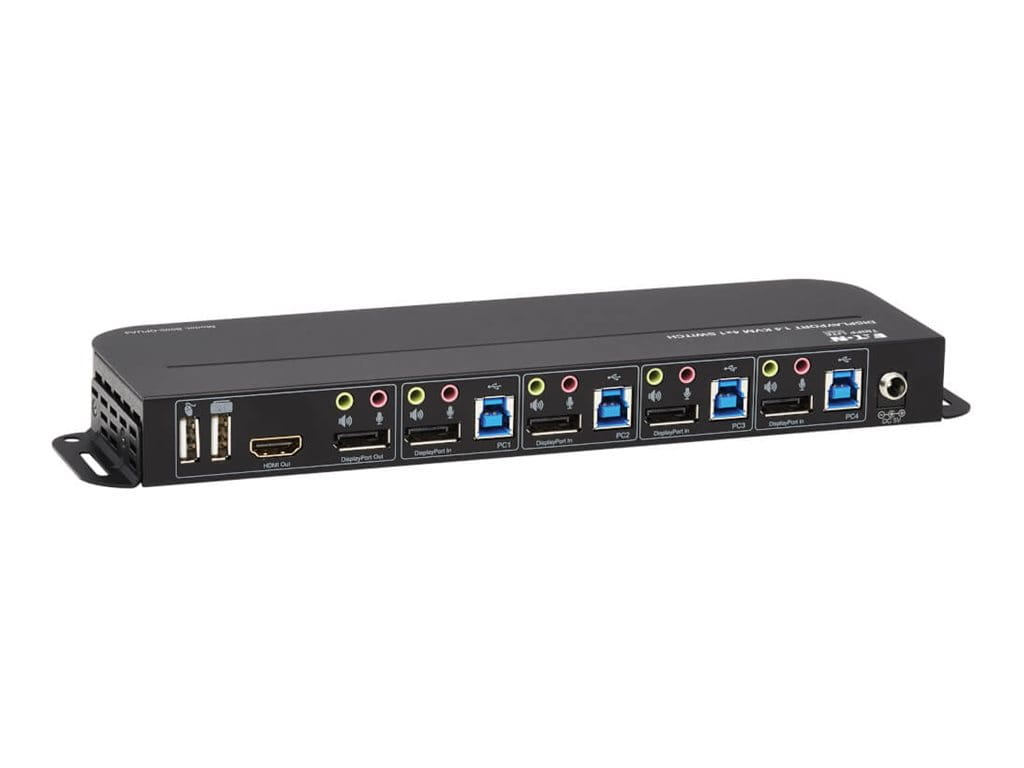 Tripp Eaton Tripp Lite series 4-Port DisplayPort KVM with Dual Console Ports (DP and HDMI)