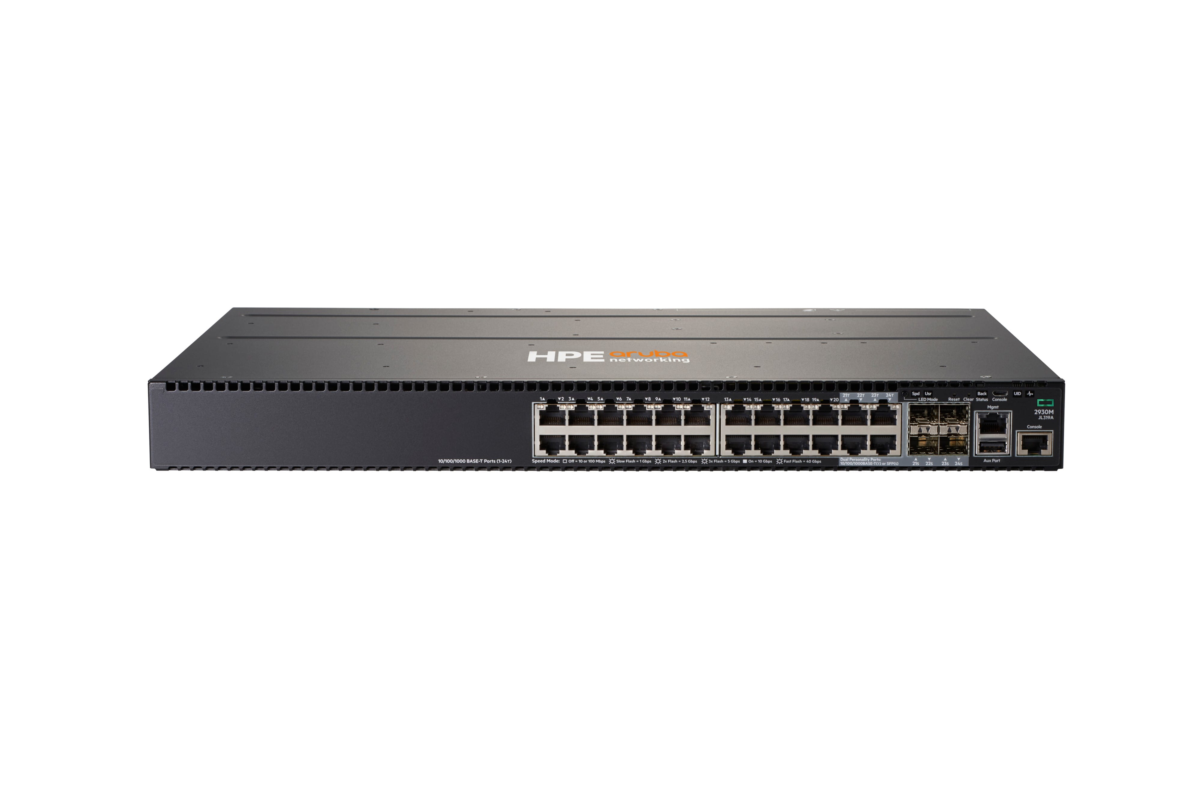 HPE Aruba Networking 2930M 24G 1-Slot - Switch - L3 - managed