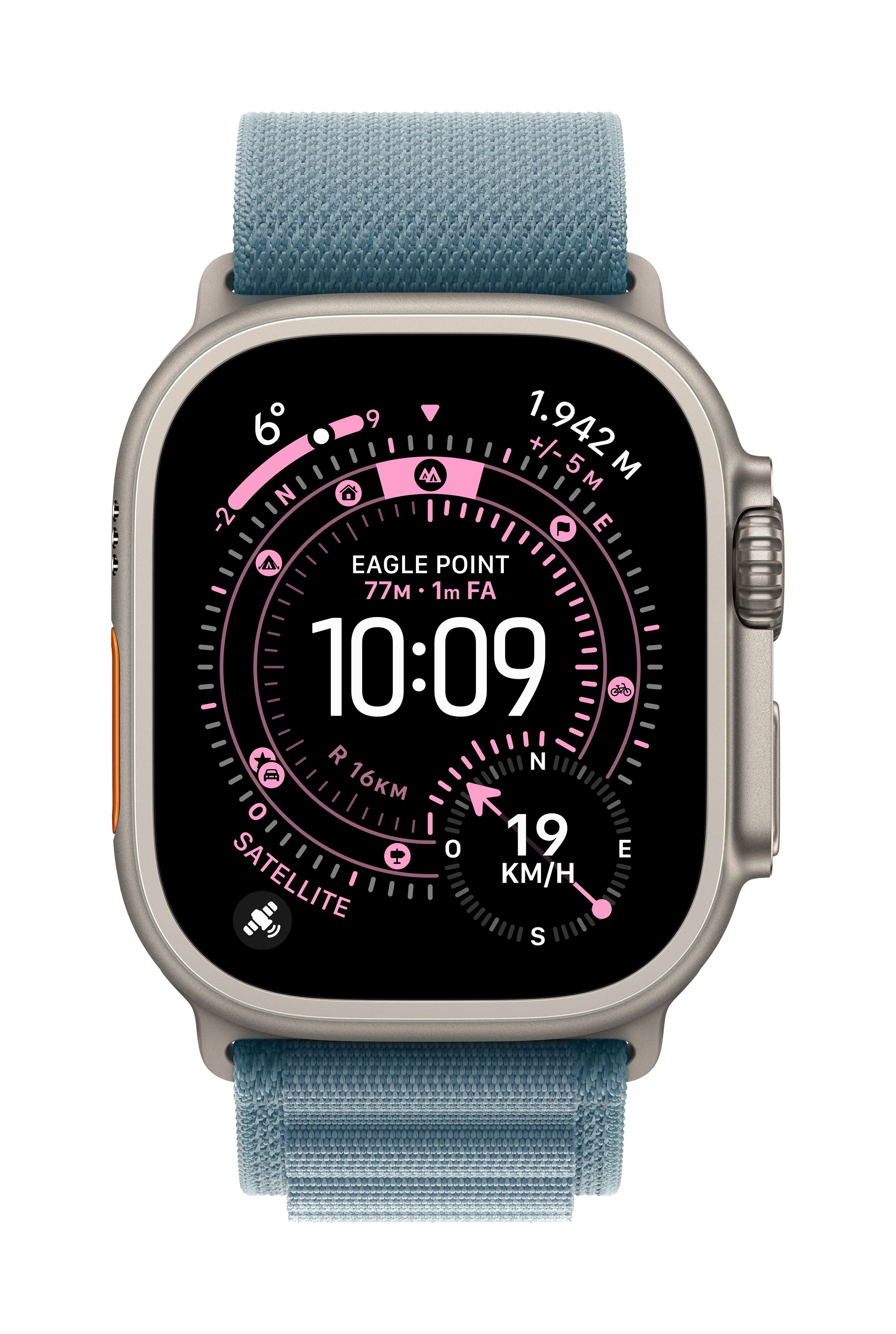 Apple Loop für Smartwatch - 49 mm, schwarze