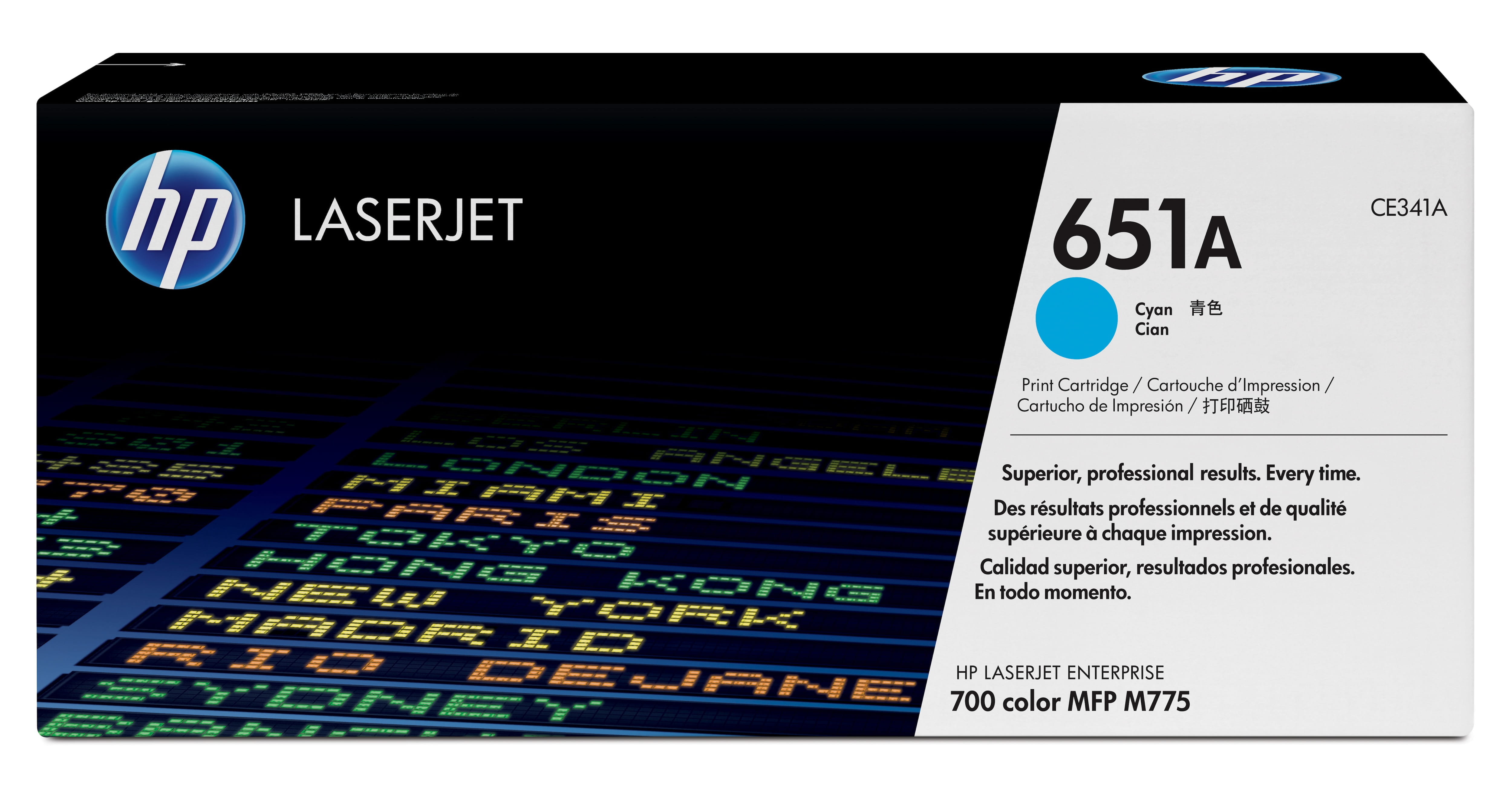 HP 651A - Cyan - original - LaserJet - Tonerpatrone (CE341A)
