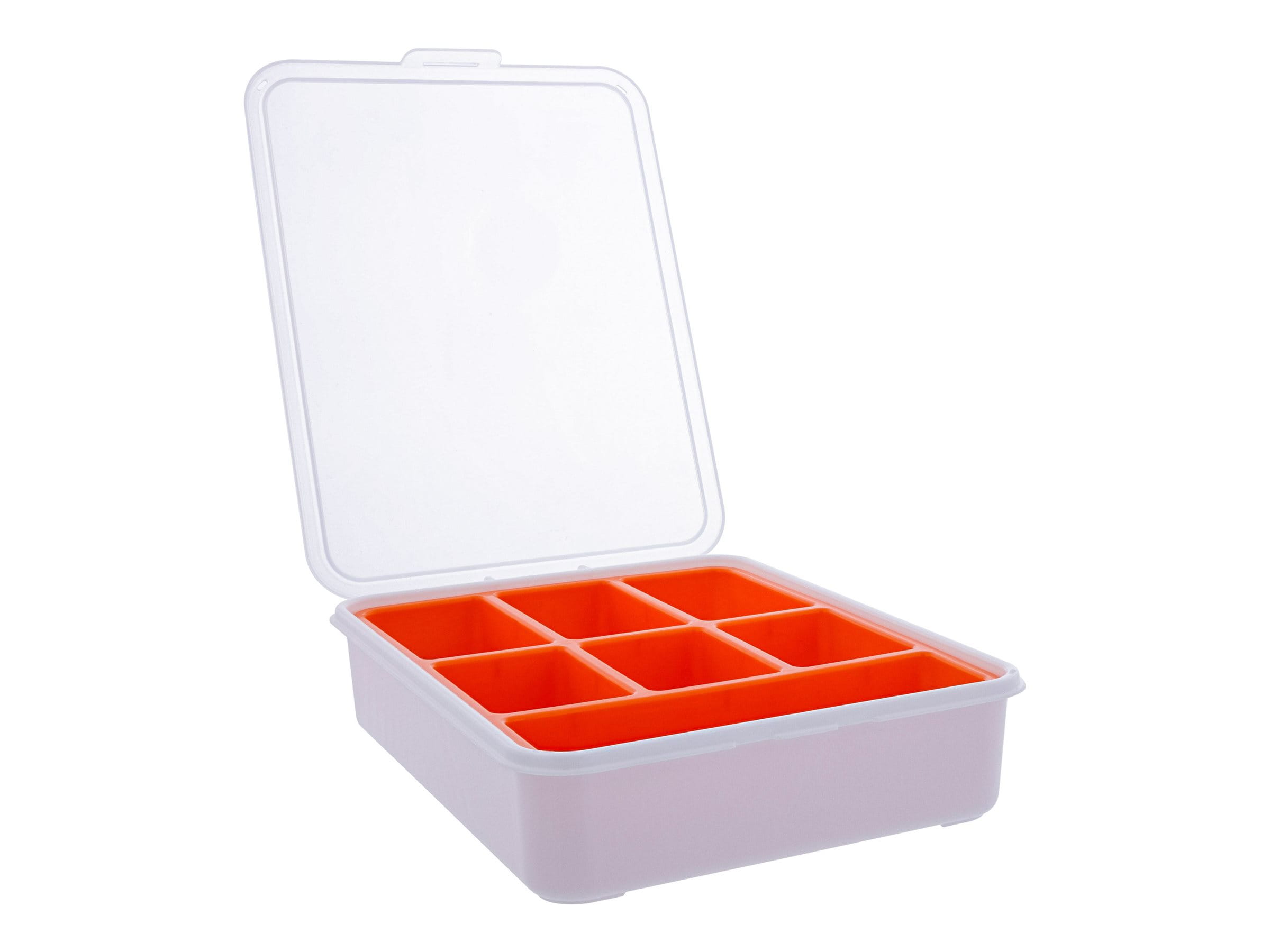 InLine Kleinteilebox - 7 Fächer - Abmessungen: 180x140x40mm - orange