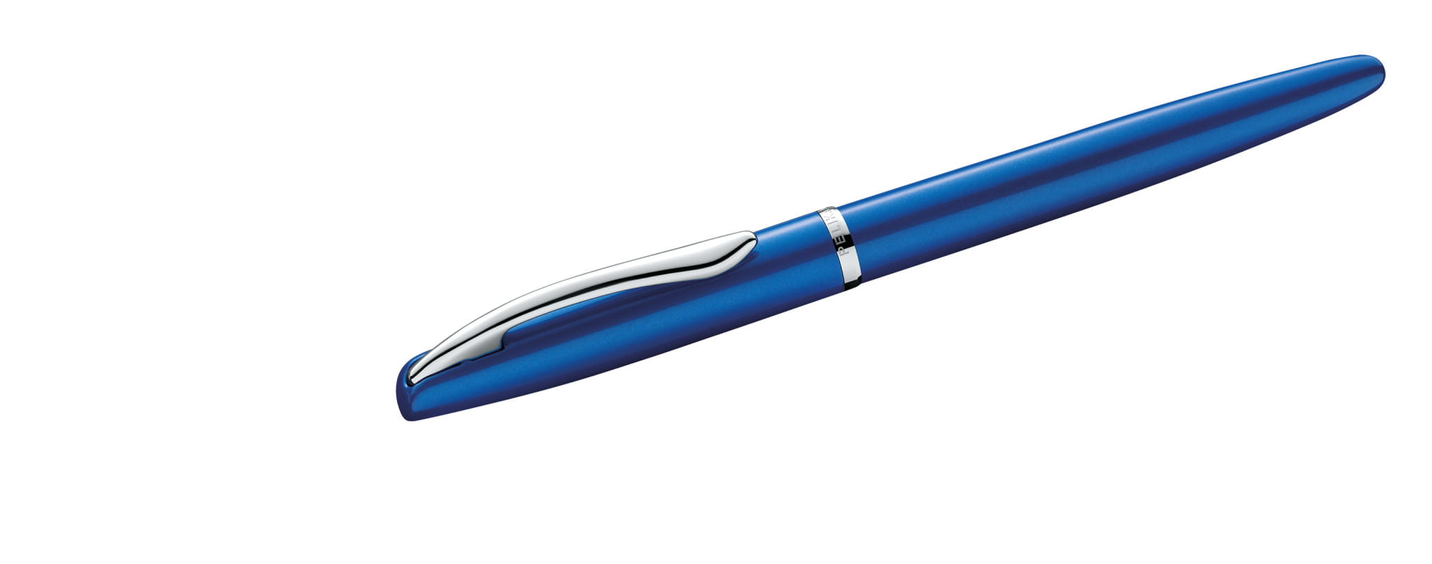 Pelikan Jazz Noble Elegance P36, Blau, Silber, Kartuschenfüllsystem, Blau, Metall, Edelstahl, Medium