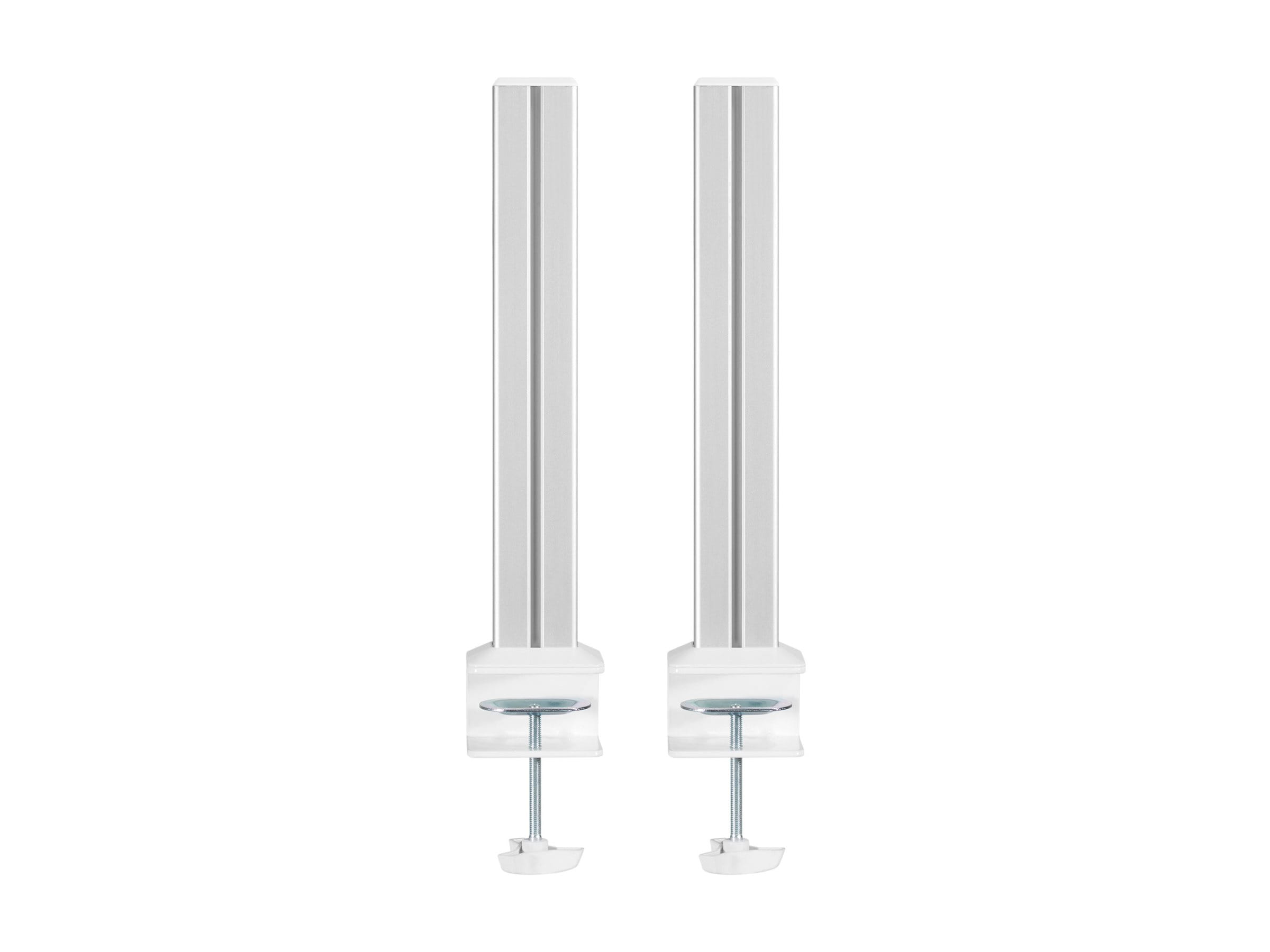 InLine Slatwall Befestigungssäulen Aluminium - für Tischhalterung Panel - 2er Set