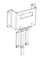 Zebra Front Panel Kit - Drucker-Halterungspaneelset