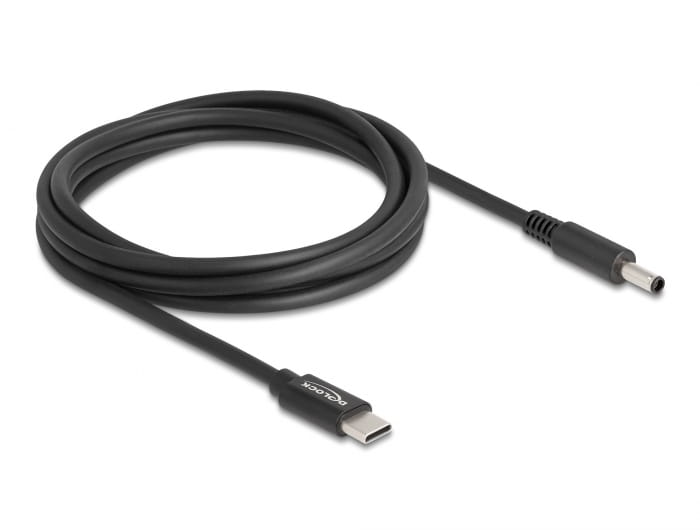 Delock Stromkabel - USB-C (M) zu Gleichstromstecker 4,5 x 3,0 mm (M)