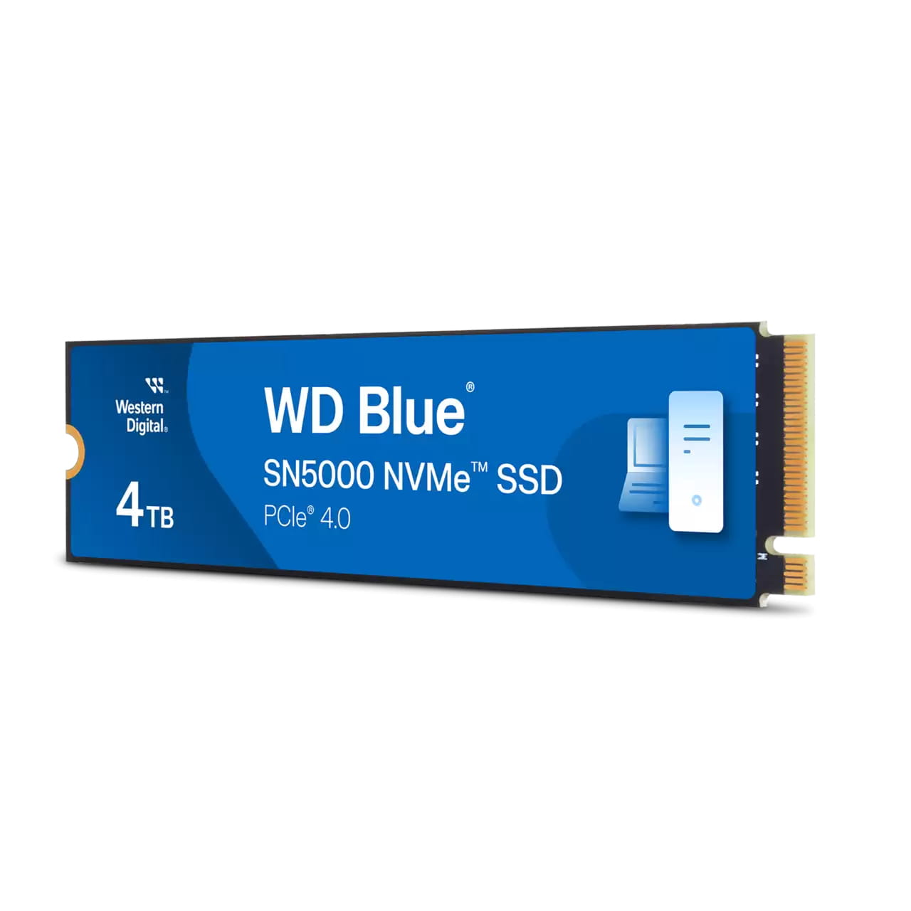 WD Blue SN5000 WDS400T4B0E - SSD - 4 TB - intern - M.2 2280 - PCIe 4.0 x4 (NVMe)