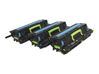 Lexmark Gelb, Cyan, Magenta - original - Entwicklungseinheit/Fotoleiterset