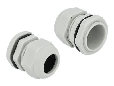 Delock PG25 - Kabelverschraubung - Grau (Packung mit 10)
