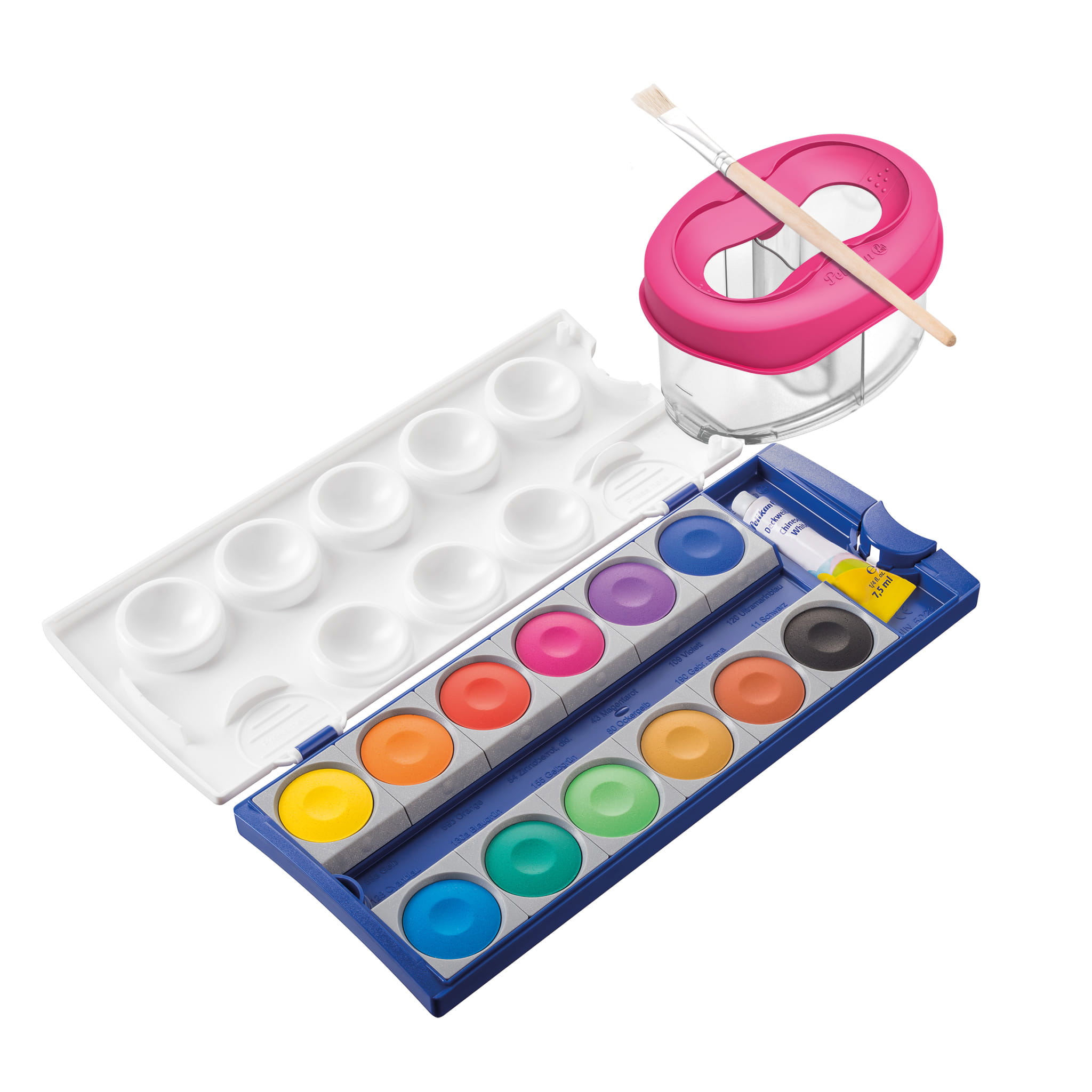 Pelikan Wasserbehälter - Magenta, durchsichtig