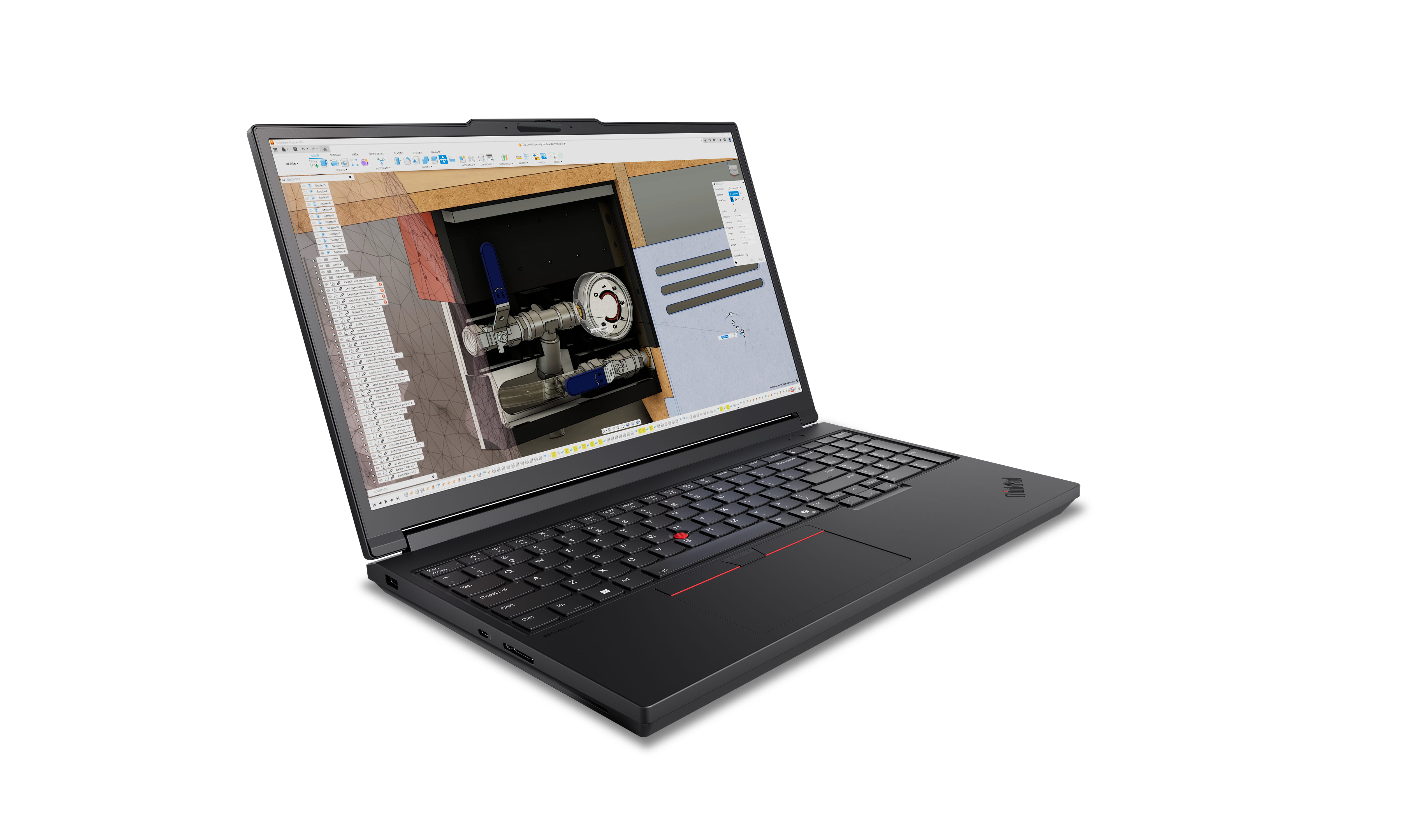 Lenovo ThinkPad T16g Gen 3 21V5 - Intel Core Ultra 7 255HX / 2.4 GHz - Win 11 Pro - GeForce RTX 5080 - 64 GB RAM - 1 TB SSD, NVMe, Performance - 40.6 cm (16")