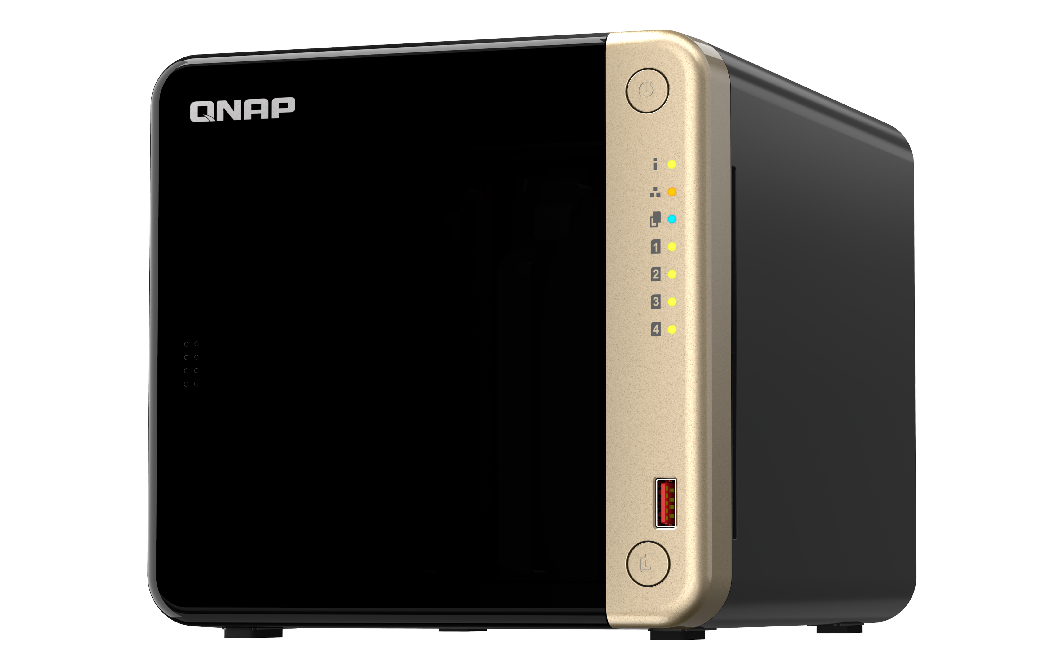 QNAP TS-464 - NAS-Server - 4 Schächte - 16 TB