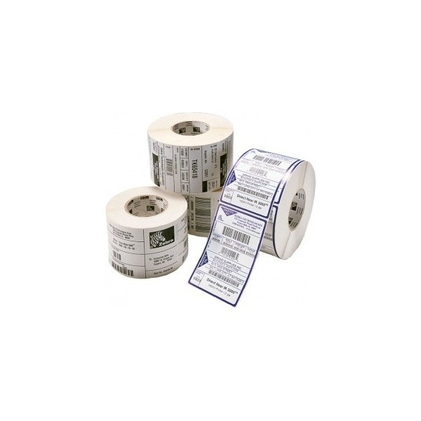 Zebra Z-Select 2000T - Matt - permanenter Acrylklebstoff - weiß - 19 x 38 mm 67420 Etikett(en) (10 Rolle(n)