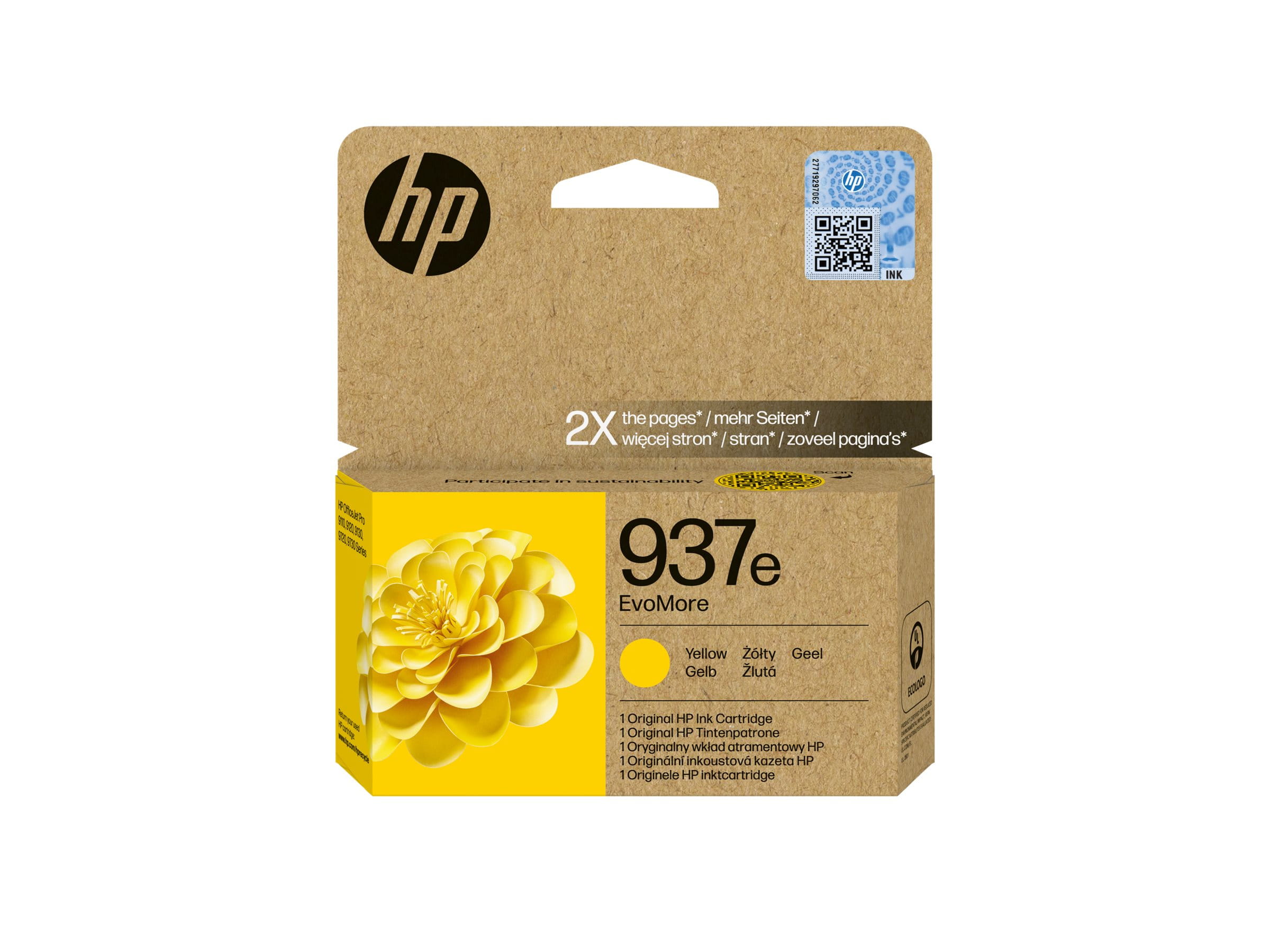 HP 937e EvoMore - Gelb - original - Tintenpatrone