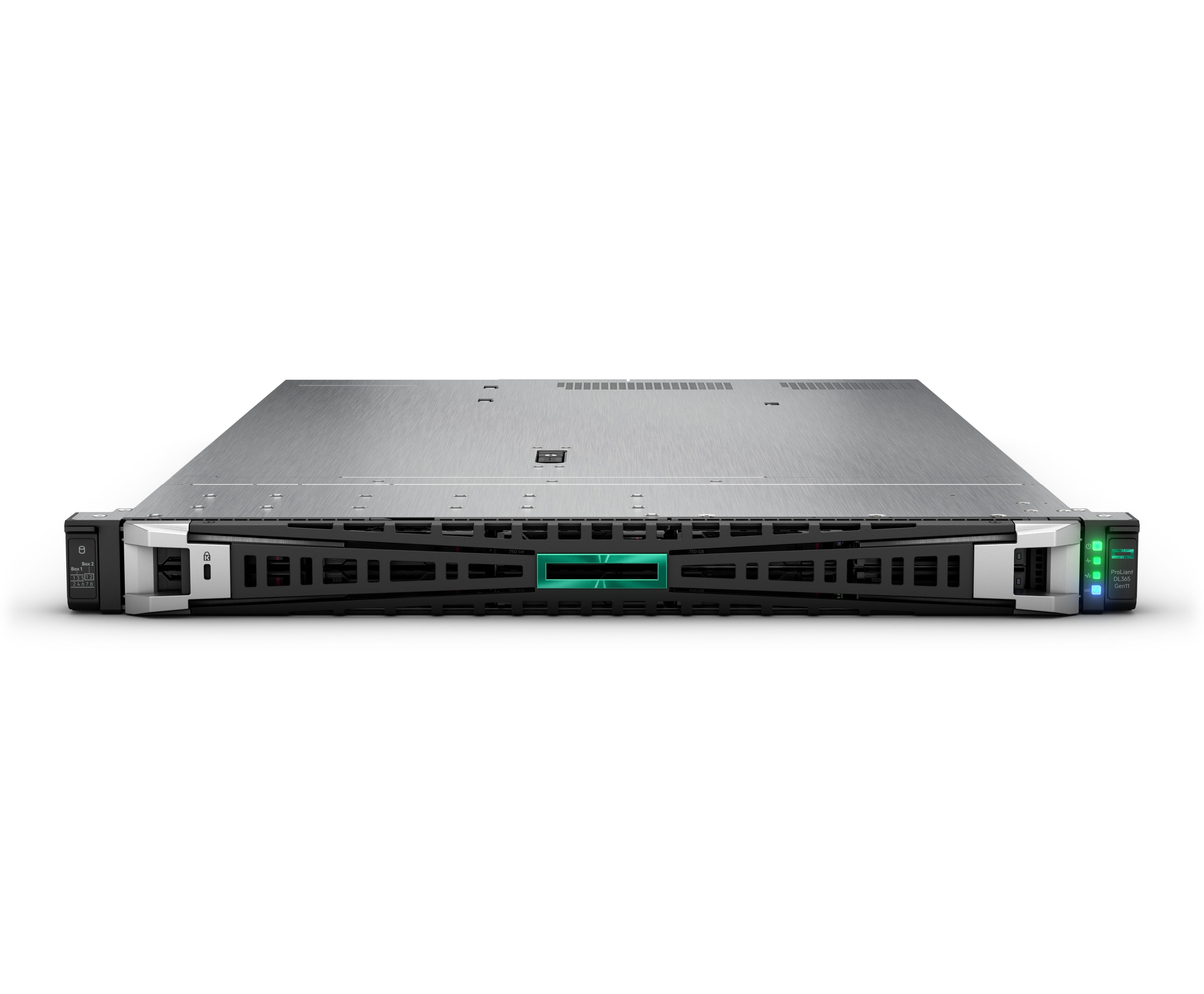 HPE ProLiant DL365 Gen11 - 1U - zweiweg - 1 x EPYC 9115 / 2.6 GHz - RAM 64 GB - SATA/SAS/NVMe - Hot-Swap 6.4 cm (2.5")