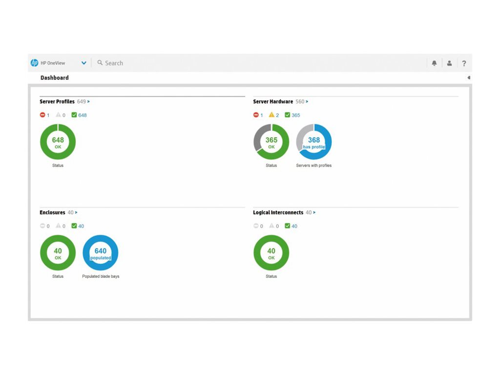HPE OneView - Produkt-Upgradelizenz + 3 Jahre Support, 24x7