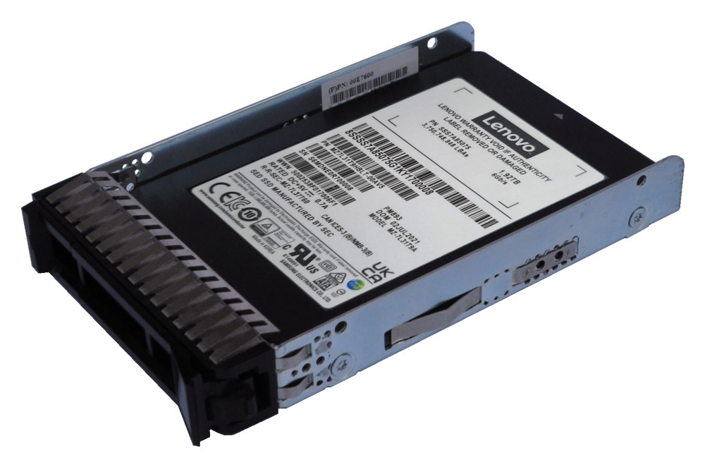 Lenovo Samsung PM893a - SSD - Read Intensive - verschlüsselt - 3.84 TB - Hot-Swap - 2.5" (6.4 cm)