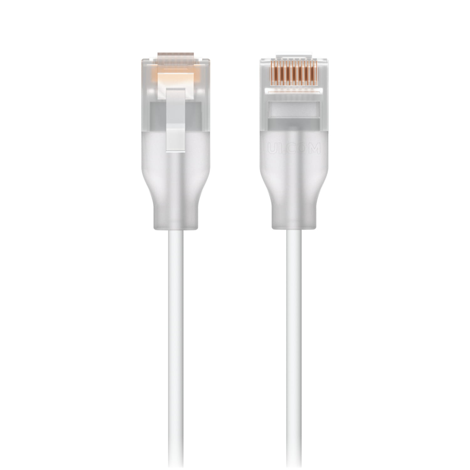 UbiQuiti UACC-Cable-Patch-EL-15M-W, 15 m, Cat6, RJ-45, RJ-45, Durchscheinend, Weiß