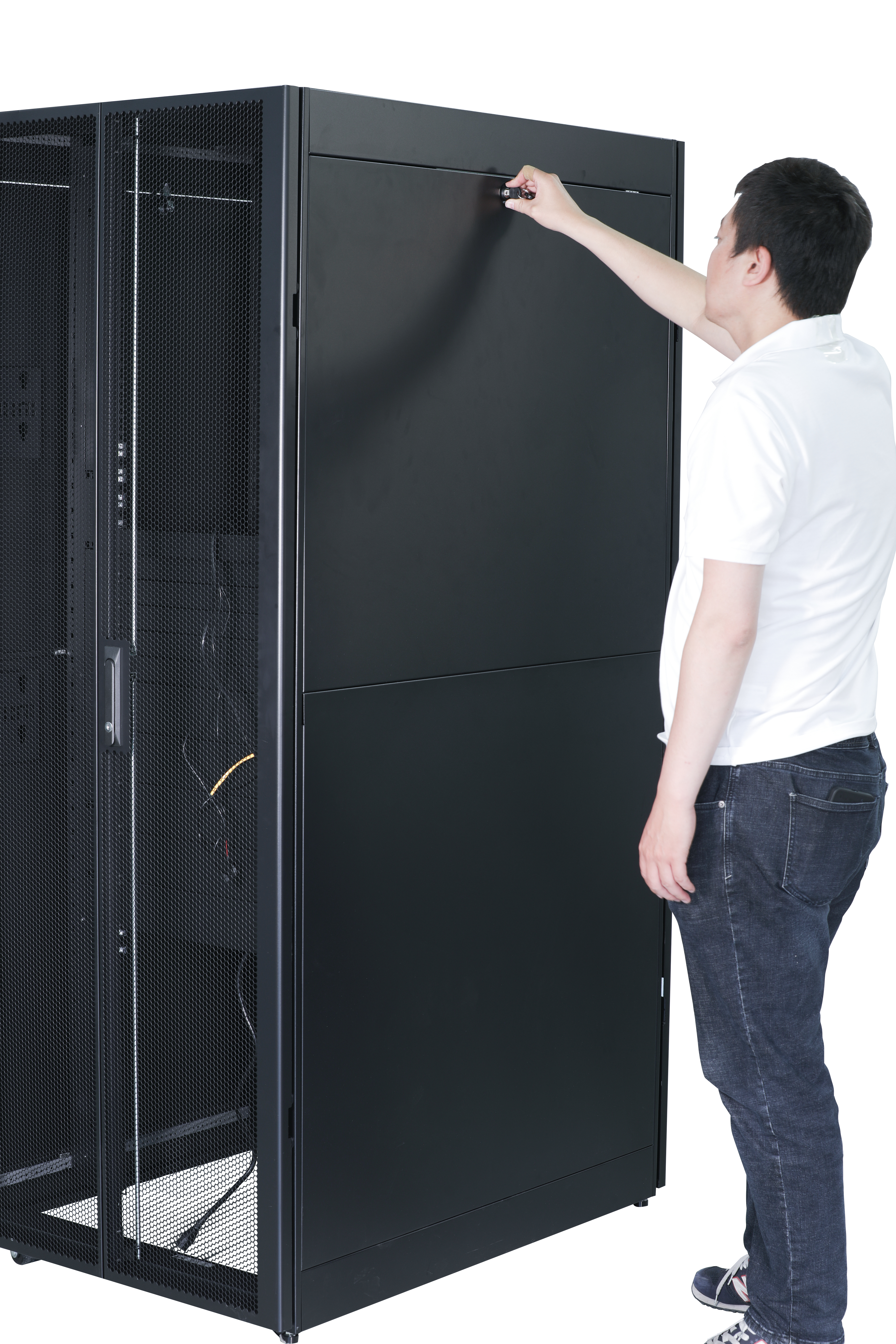 APC Easy Rack - Schrank Netzwerkschrank - Schwarz - 42HE - 48.3 cm (19")