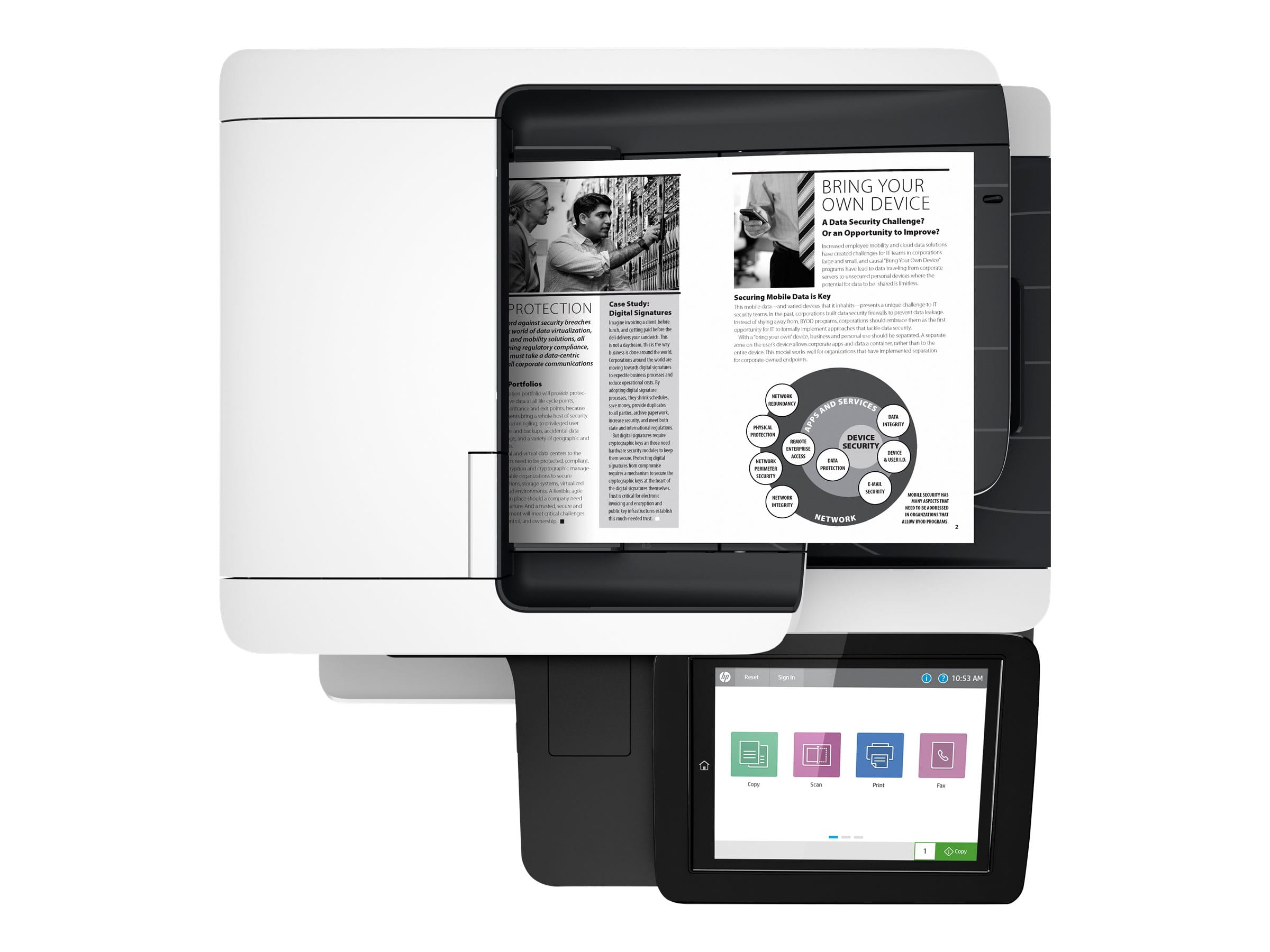 HP LaserJet Enterprise MFP M528dn - Multifunktionsdrucker - s/w - Laser - Legal (216 x 356 mm)