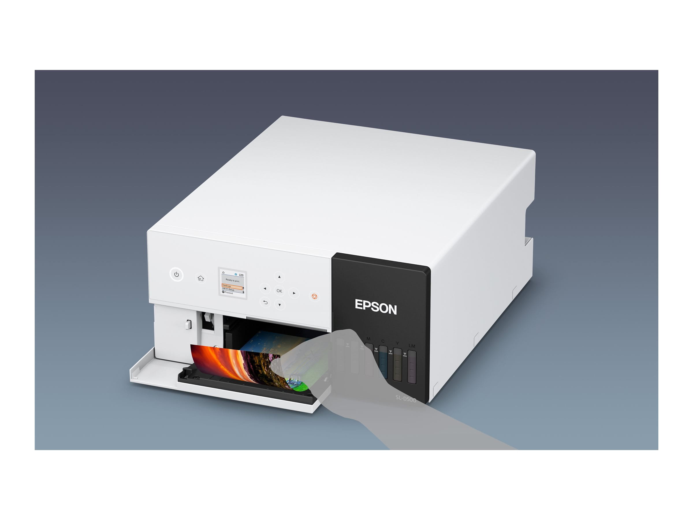 Epson SURELAB SL-D500 - Drucker - Farbe - piezoelektrischer Tintendrucker - CISS - 100 x 150 mm - 1440 x 720 dpi - bis zu 4.17 Abzüge/Min. (einfarbig)/