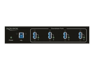 Delock External Industry Hub 4 x USB 3.0 Type-A