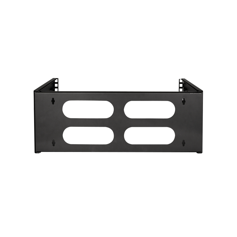 LogiLink Rack Bracket - geeignet für Wandmontage - Schwarz, RAL 9003 - 4U - 48.3 cm (19")