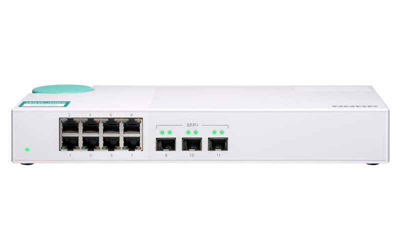QNAP QSW-308S - Switch - unmanaged - 3 x 10 Gigabit
