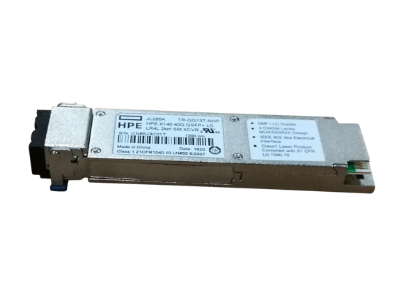 HPE Networking X140 40G QSFP+ LC LR4L 2km SM Transceiver, Faseroptik, 40000 Mbit/s, QSFP+, LC, LR4, 2000 m